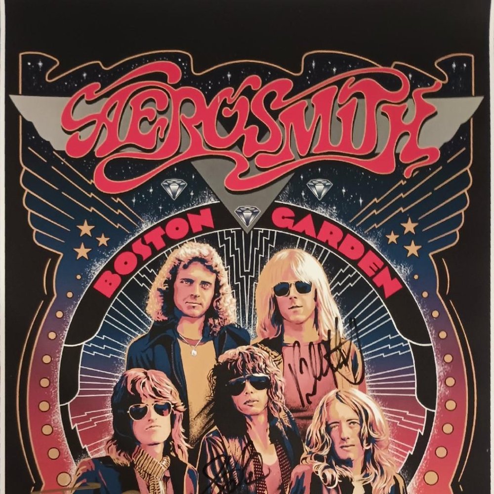 2005 Aerosmith Throwback Concert Poster REPRODUCTION (RP)
